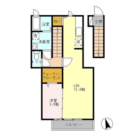 ラ・シュプレームの物件間取画像